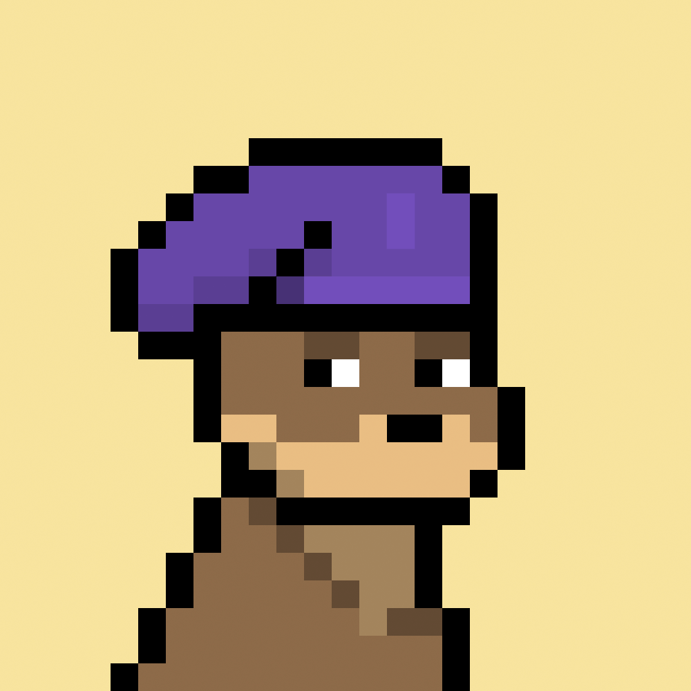 Golden retriever wearing elegant lilac beret - BB's mascot